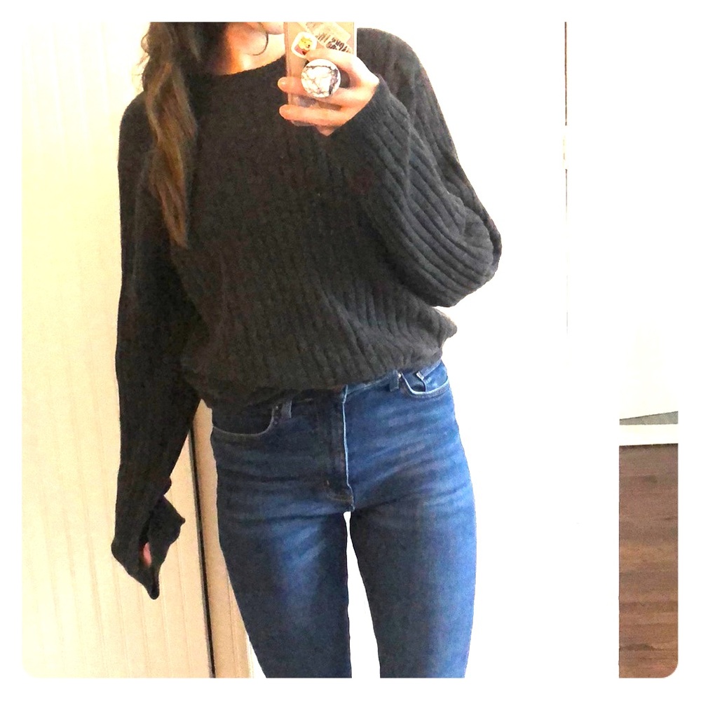 Vintage// The Blake slouchy cashmere sweater Guess
